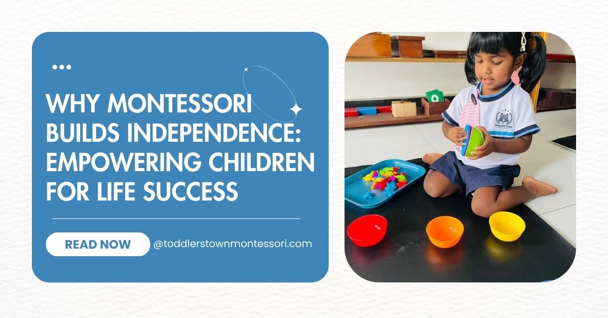 fostering independence through montessori